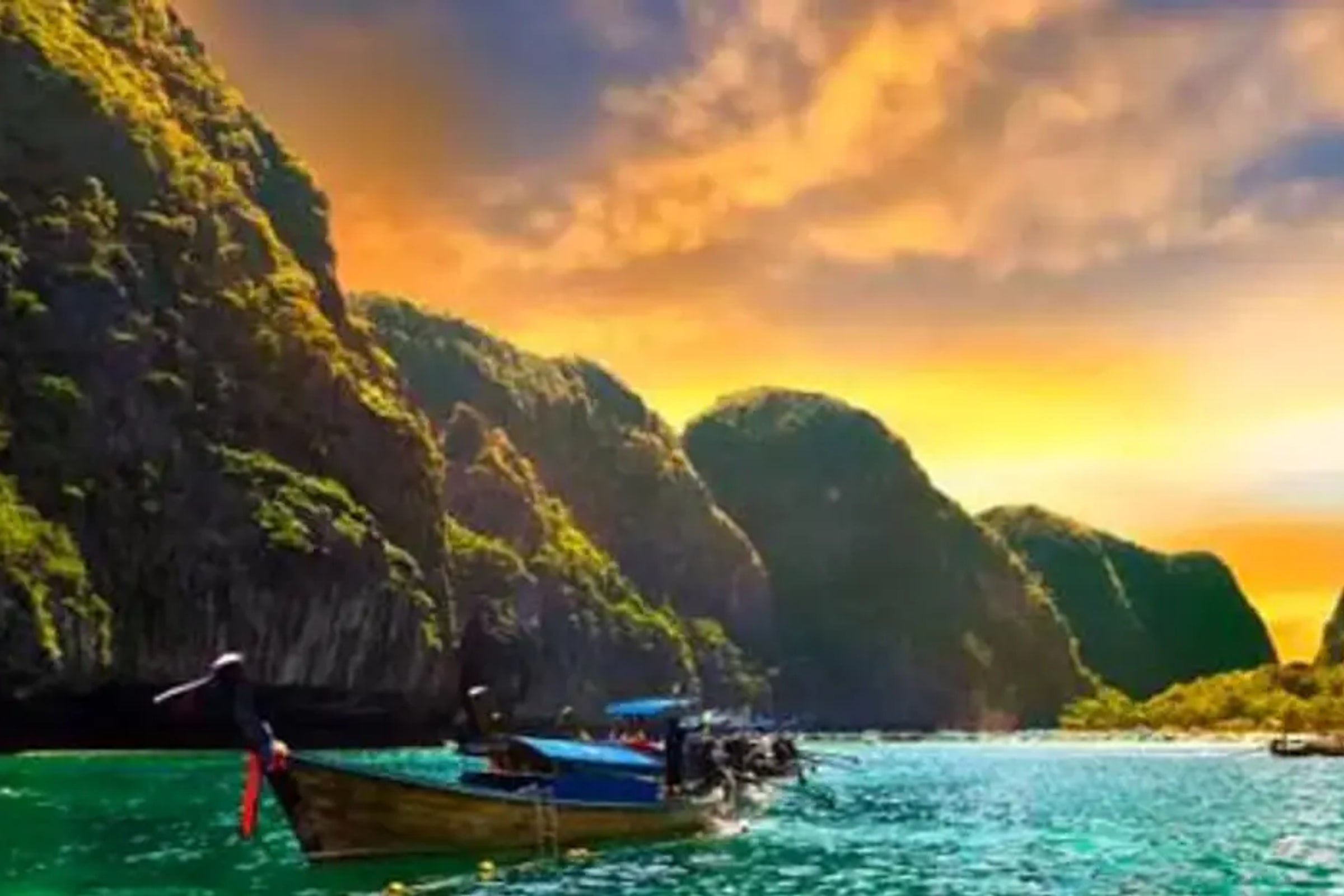Phi Phi Islands Sunset Tour From Phi Phi by Longtail Boat